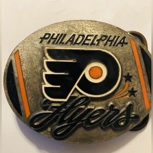 Vtg Philadelphia flyers belt buckle Limited Edition 604/5000NHL Official License